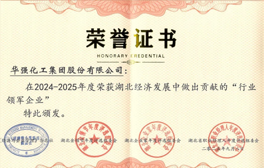 公司榮獲湖北省第九屆金領節多項獎項